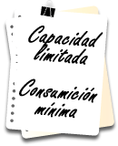 Capacidad Limitada - consumisión mínima